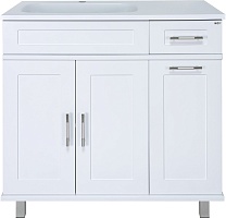 Misty Тумба под раковину Купер 90 L с б/к белая